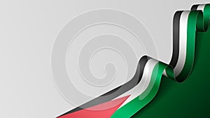 Background with Palestine flag colours. Perfect element for every use