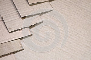 Background of paper textures piled ready to recycle. A pack of old office cardboard for recycling of waste paper. Pile of