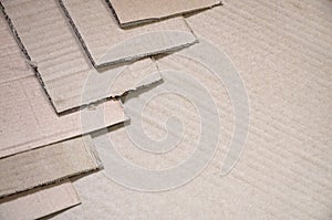 Background of paper textures piled ready to recycle. A pack of old office cardboard for recycling of waste paper. Pile of