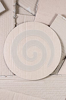 Background of paper textures piled ready to recycle. A pack of old office cardboard for recycling of waste paper. Pile of