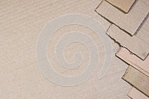 Background of paper textures piled ready to recycle. A pack of old office cardboard for recycling of waste paper. Pile of wastepa