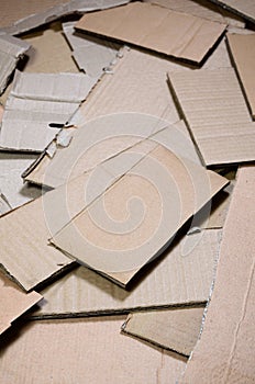 Background of paper textures piled ready to recycle. A pack of old office cardboard for recycling of waste paper. Pile of wastepa