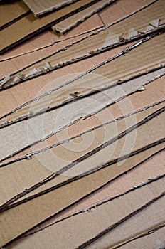 Background of paper textures piled ready to recycle. A pack of old office cardboard for recycling of waste paper. Pile of wastepa