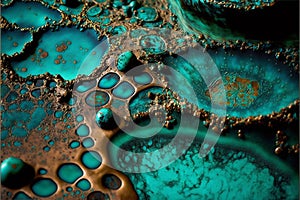 Background patina is a thin layer that variously forms on the surface of copper, brass, bronze and similar metals. photo