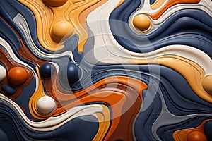 Background Pattern created dropping paint on surface, creating a marbled effect, brown, gray, light