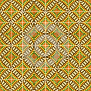 Background pattern orange, yellow and green photo