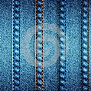 Background pattern. Texture of denim fabric.