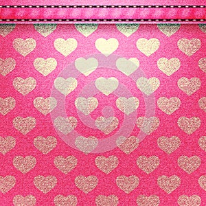 Background pattern. Texture of denim fabric.