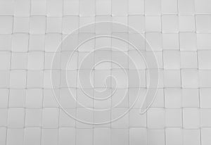 Closed Up of White Plastic Weaving Pattern
