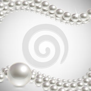 Background pearls photo