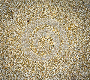 Background of pebble pavement