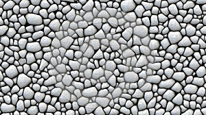 Background of pebble stone wall texture,  Seamless pattern