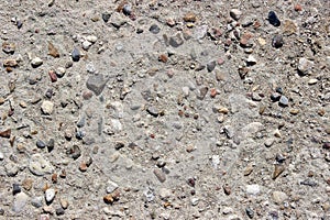 Background of pebbles and sand