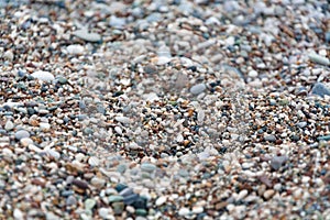 Background of pebbles