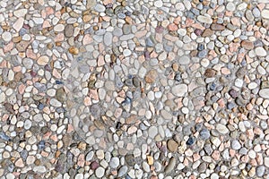 Background of a pebblestone floor squares