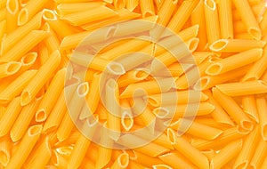 Background of penne pasta