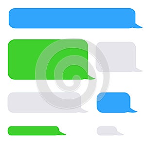 Background phone sms chat bubbles