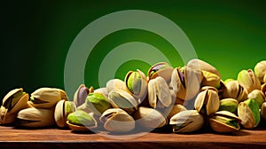 Pistachio, text space