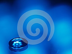 Background Picture of Blue Ray Droplet