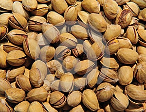 Background of pistachios