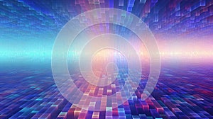 background pixelated hologram abstract