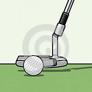 The background is a plain, light color, emphasizing the simple, focused design