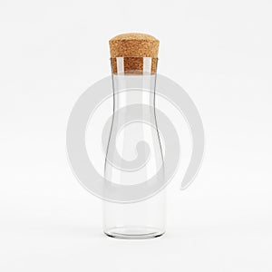 The background is plain white, emphasizing the bottle s clear and clean lines