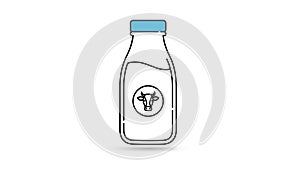 Background is plain white, emphasizing the bottle s outline and