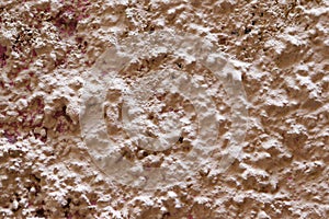 Background of the plaster. Relief wall.