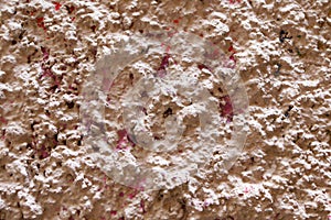 Background of the plaster. Relief wall.