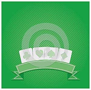 Background of Poker symbols