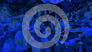 Background from polygons. With shadows and light.