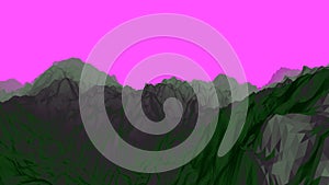 Background from polygons. With shadows and light.