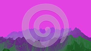 Background from polygons. With shadows and light.