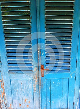 background of the prayer room door in the village