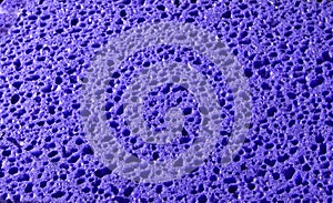 Background production of violet porous paralon