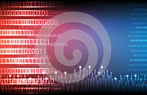 background of random digital binary number programming