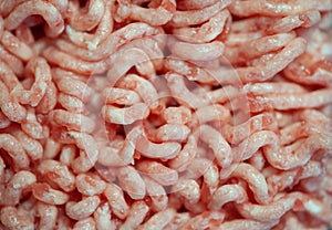 Background of raw minced meat