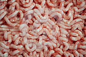 Background of raw minced meat