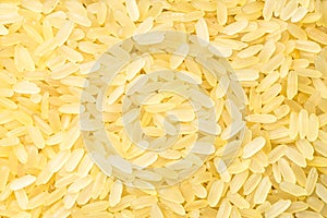 Background - raw parboiled long-grain rice