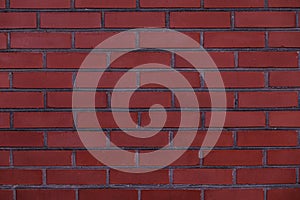 Background of red bricks wall