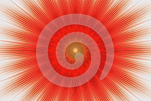 Background red kaleidoscope flower pattern. ceramic decor