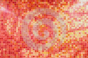 Background of red with orange small tiles