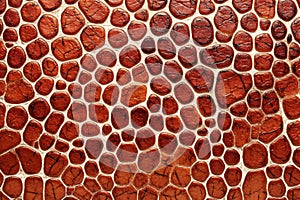 Background of red stone wall texture,  Close-up,  Macro