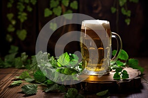 Beer light brewery cold bar drink glass beverage lager foam pint background alcohol pub