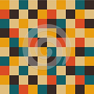 Background of retro squares