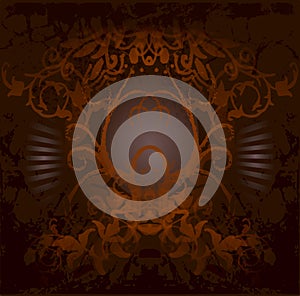 Background retro style