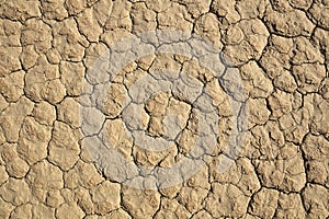 Background: Revealed bottom of Racetrack Playa,