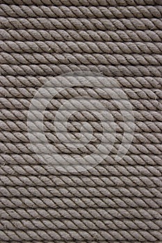 Background of the ropes, a lot of twisted ropes