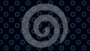 Background of rotating abstract gears. Animation. Abstract background animation with circles rotating at pace resembling